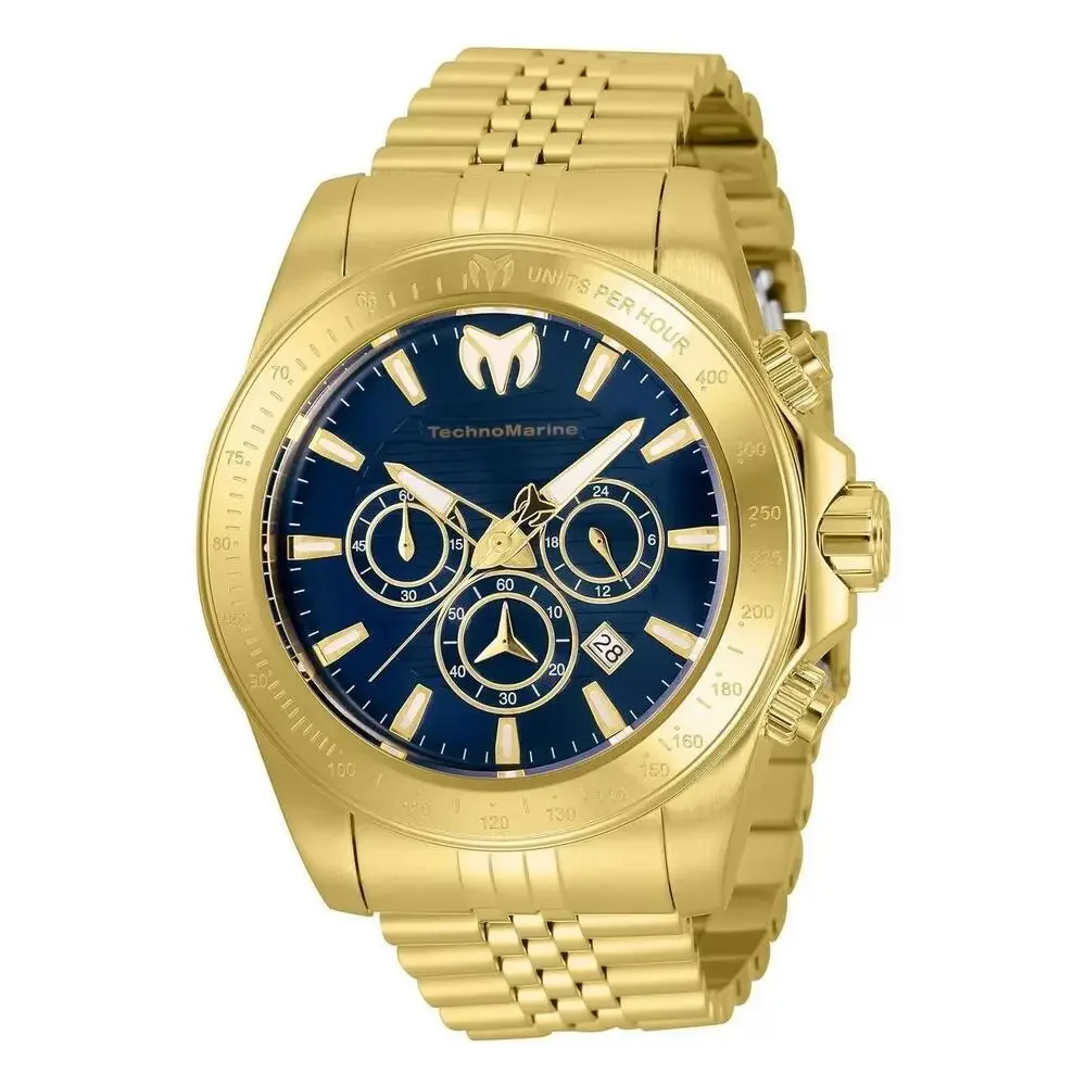 NWT TechnoMarine TM-220149 Manta | Chronograph | Silver | Men's Watch